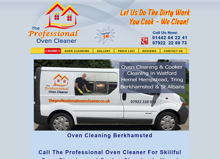 The Professional Oven Cleaner Google Partner Search Engine